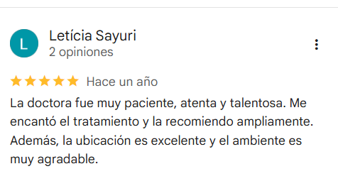 Reseña paciente 2 — Método VS® Dra. Vianca Soliz